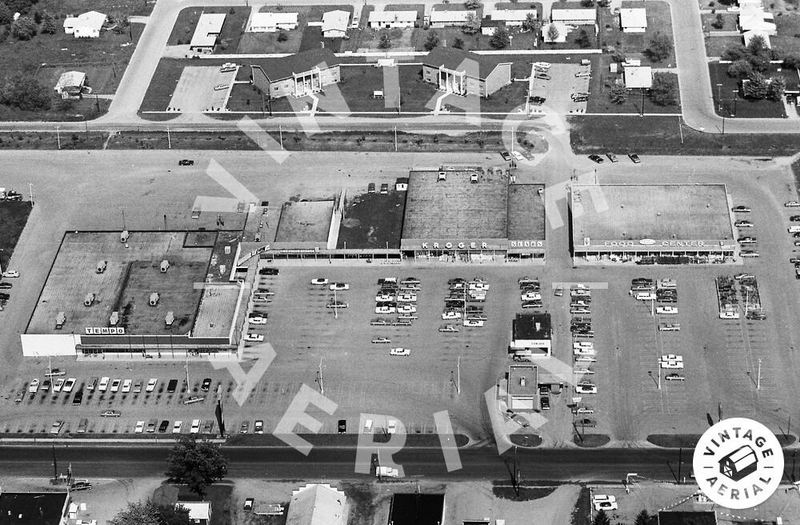 Fairfield Plaza - 1969 Aerial (newer photo)